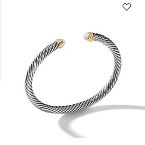 David Yurman Classic Cable Bracelet with Pearls